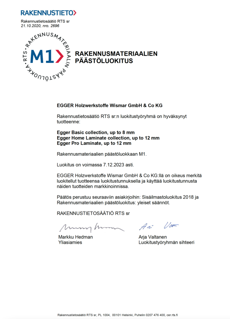 M1-sertifikaatti